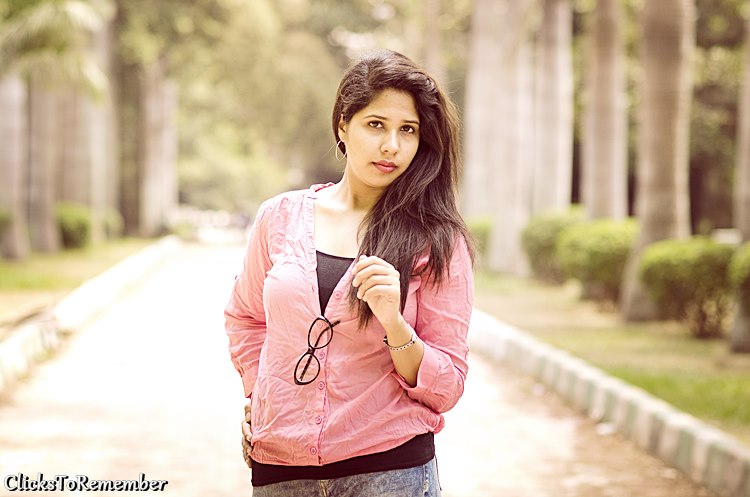 Photograph of a pretty Indian model Outdoor Model Photography in Bangalore