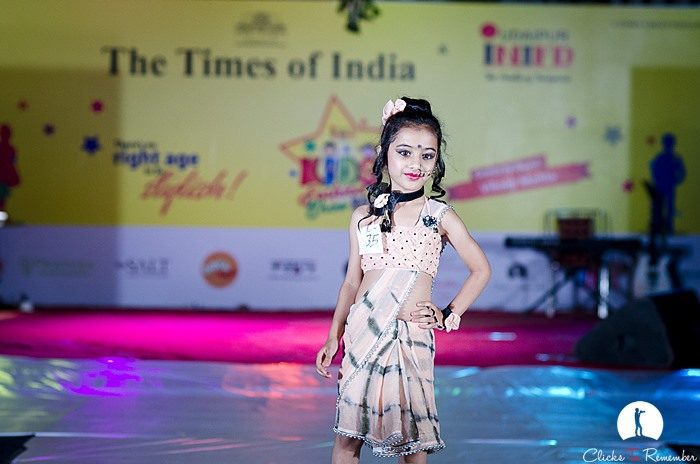 Photographs from kids fashion show organized by INIFD & The Times of India on May 14th at Hotel Bhairav Garh in Udaipur